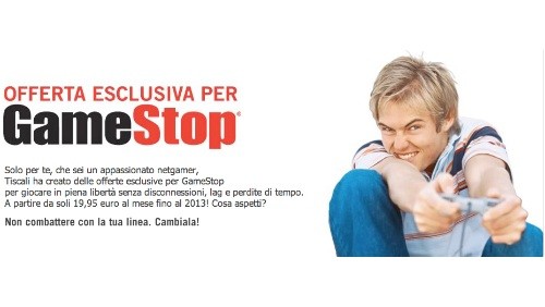 Tiscali Gaming, accordo con GameStop per il multiplayer