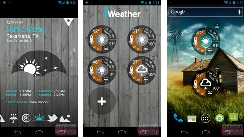1Weather, nuova app Android per il meteo