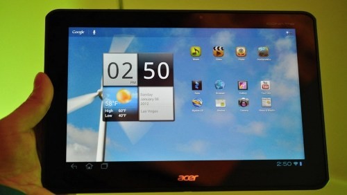 Acer Iconia Tab A700, tablet quad-core al CES 2012