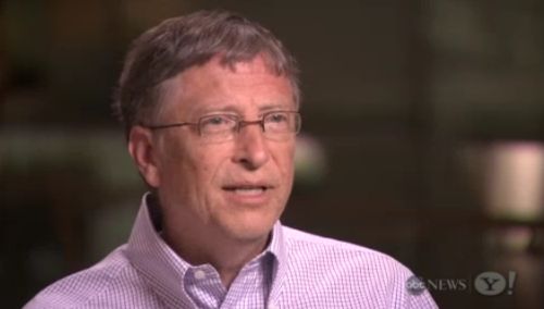 Bill Gates parla di ingegneria genetica e... tasse