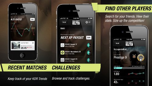 Call of Duty Elite su iPhone, iPad e iPod Touch