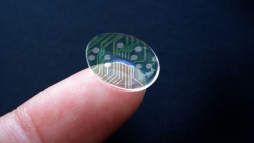 Le lenti a contatto diventano piccoli computer
