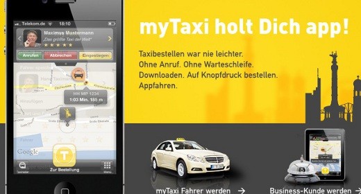 Daimler finanzia l'app MyTaxi per iOS e Android