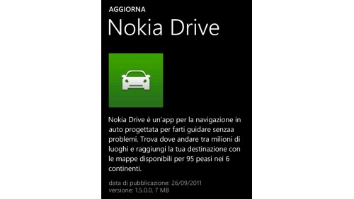 Windows Phone: Nokia Drive entra nella Nokia Collection