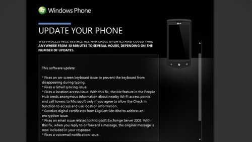 Windows Phone: update per la privacy e la tastiera