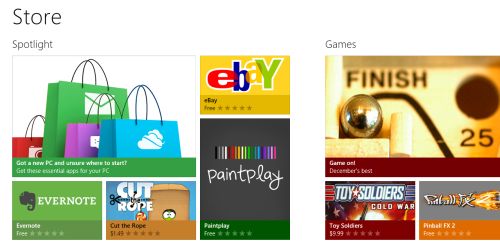 Windows 8: lo store per le app Metro in dettaglio