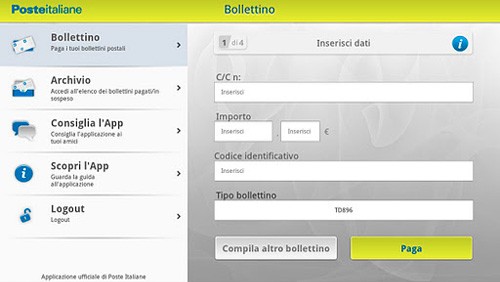 Il Bollettino si paga con smartphone e tablet Android
