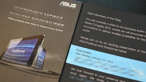 ASUS Padfone al Mobile World Congress 2012