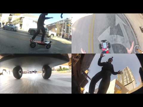 Chaotic Moon - skateboard elettrico con Xbox Kinect & Windows 8