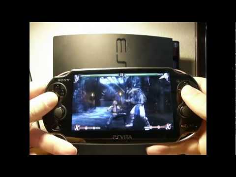 Mortal Kombat PS3 on PS Vita using remote play