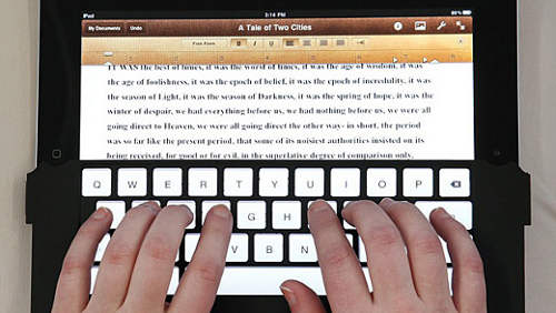 iKeyboard facilita la scrittura su iPad