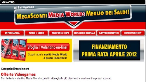 Arrivano i saldi da Mediaworld