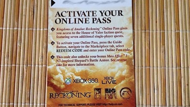 Kingdoms of Amalur: Reckoning e l'Online Pass 