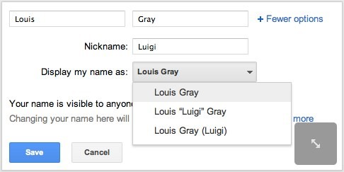 Pseudonimi su Google+