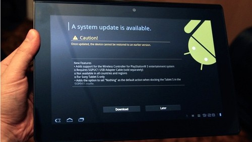 Sony Tablet S, P e Xperia: Android 4.0 in primavera