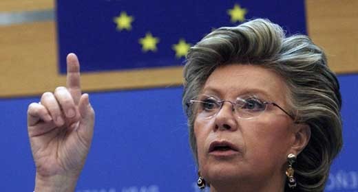 Viviane Reding: Google manca in trasparenza