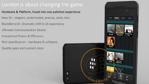 BlackBerry London simile a iPhone: foto