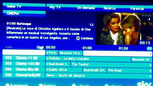 MySky HD: nuova interfaccia e Rete abilitata