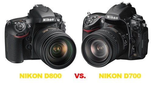 Nikon D800 e D700: specifiche tecniche a confronto