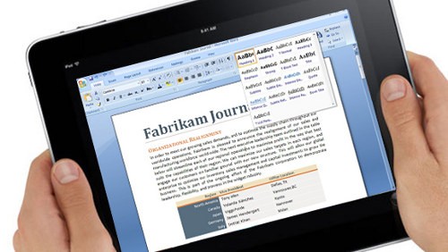 Office per iPad, la smentita di Microsoft