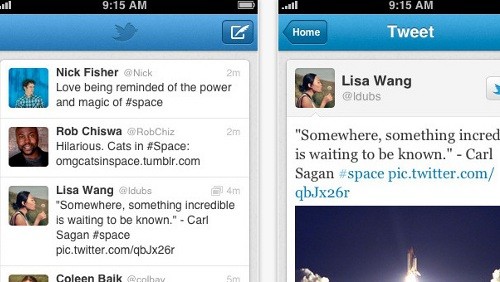 Twitter per iPhone si aggiorna su App Store