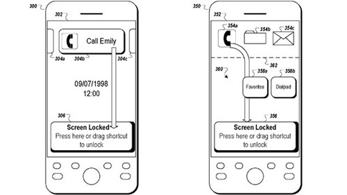 Android, brevetto per una nuova schermata di sblocco