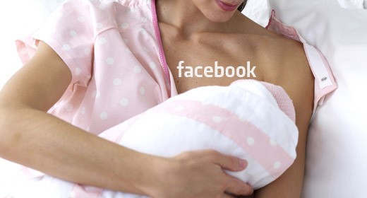 Non si allatta su Facebook
