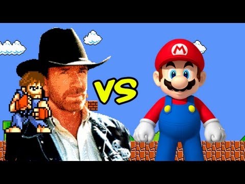 Chuck Norris vs Super Mario Bros