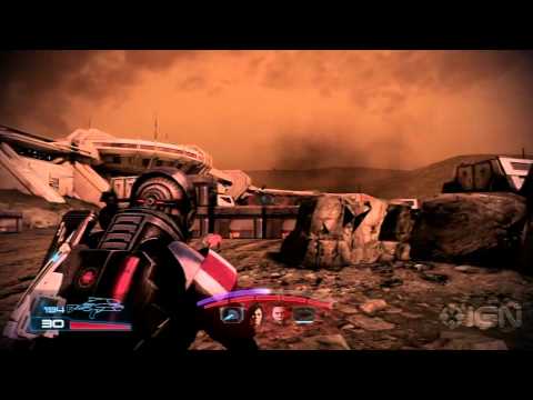 Mass Effect 3 - Mars Mission Combat Gameplay