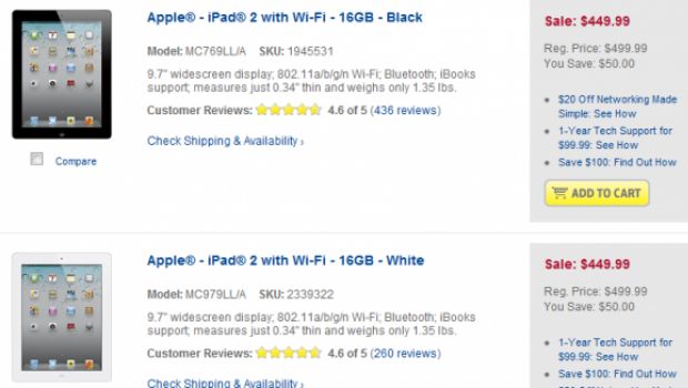 In previsione dell'uscita di iPad 3 arrivano gli sconti per iPad 2