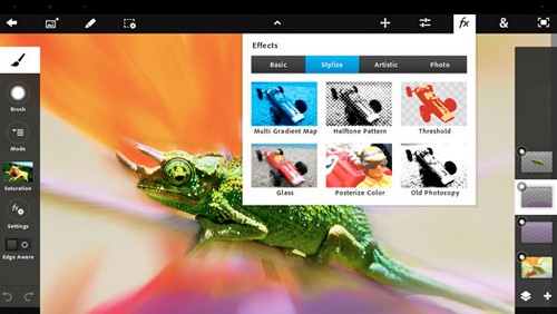 Adobe Photoshop Touch da oggi su iPad 2