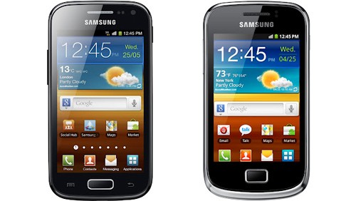 Samsung Galaxy Ace 2 e Galaxy mini 2, specifiche e immagini