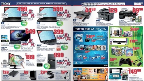 Trony, la tecnologia a prezzo leggero