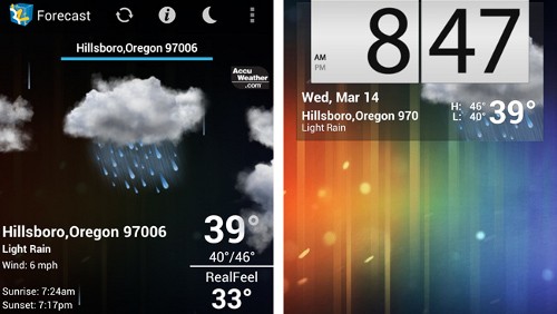 Beautiful Widgets 4.0: skin HD, Web Store e cloud