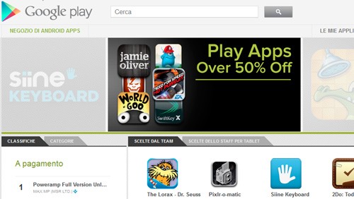 Google Play, download APK per l'installazione