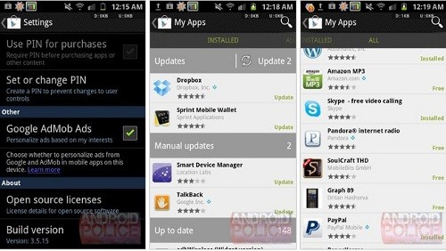 Google Play 3.5.15, download del file APK