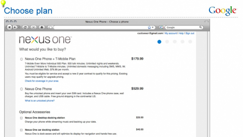 Google: un negozio virtuale di tablet per battere iPad?