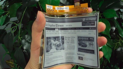 LG: display flessibili in Europa da aprile