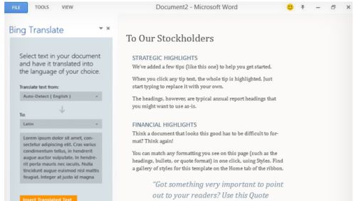 Office 15 integrerà le estensioni web Agaves