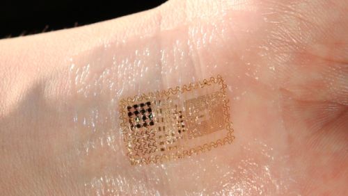 Pelle elettronica per controllare lo stato di salute