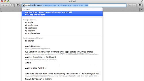 OS X Mountain Lion: Safari 5.2, le nuove funzioni