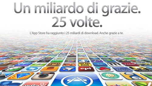 App Store raggiunge i 25 miliardi di download