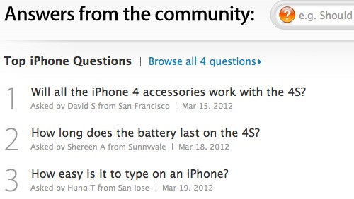 Le risposte della community sull'Apple Store online