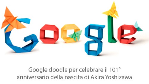 Akira Yoshizawa celebrato con un doodle