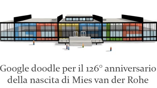 Mies van der Rohe celebrato con un Google doodle