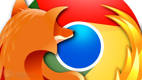 Chrome vs. Firefox, scontro fra browser