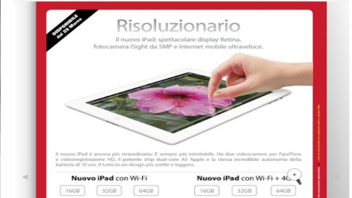Mediaworld, il nuovo volantino delle offerte: arriva il nuovo iPad