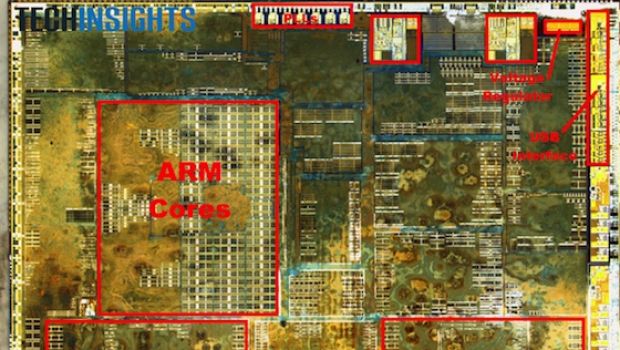 La radiografia del processore Apple A5X prodotto a 45 nm
