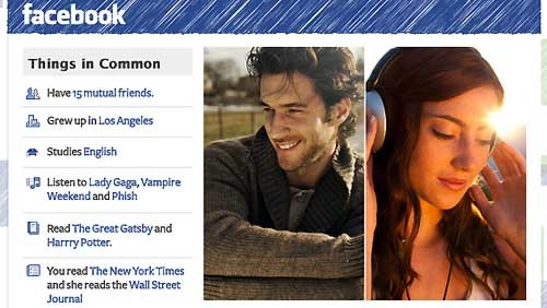 Facebook, un'app per cercare single e nuovi amici