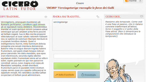 Cicero Latin Tutor: le versioni di latino online